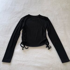 Black glo fashion long sleeve shirt (extra small)